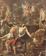 LE BRUN, Charles The Martyrdom of St John the Evangelist at the Porta Latina (mk08) USA oil painting artist
